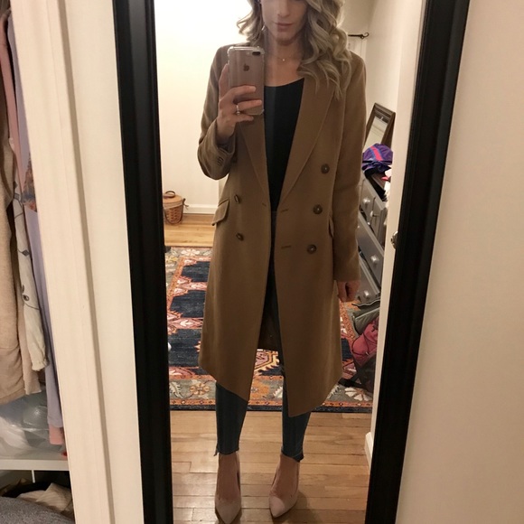 J Crew Double Breasted Topcoat 